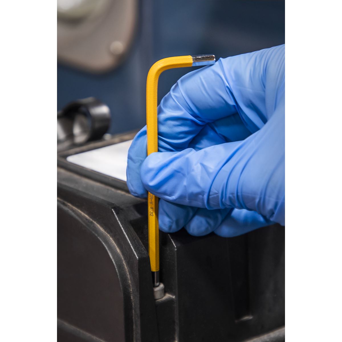 Sealey AK7197 Ball-End Hex Key Set 9pc Long Colour-Coded Imperial Sealey