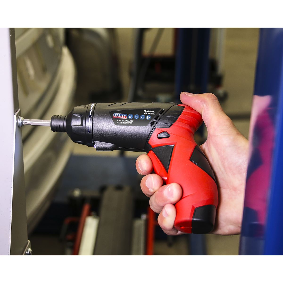 Sealey CP36B Cordless Screwdriver Set 26pc 3.6V Lithium-ion Sealey