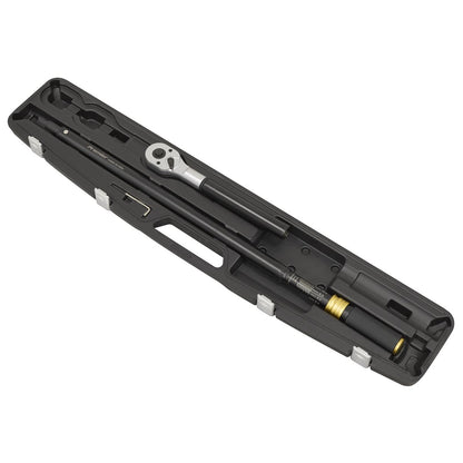 Sealey STW908B Premier Black Torque Wrench Micrometer 3/4"Sq Drive Calibrated 200-1000Nm