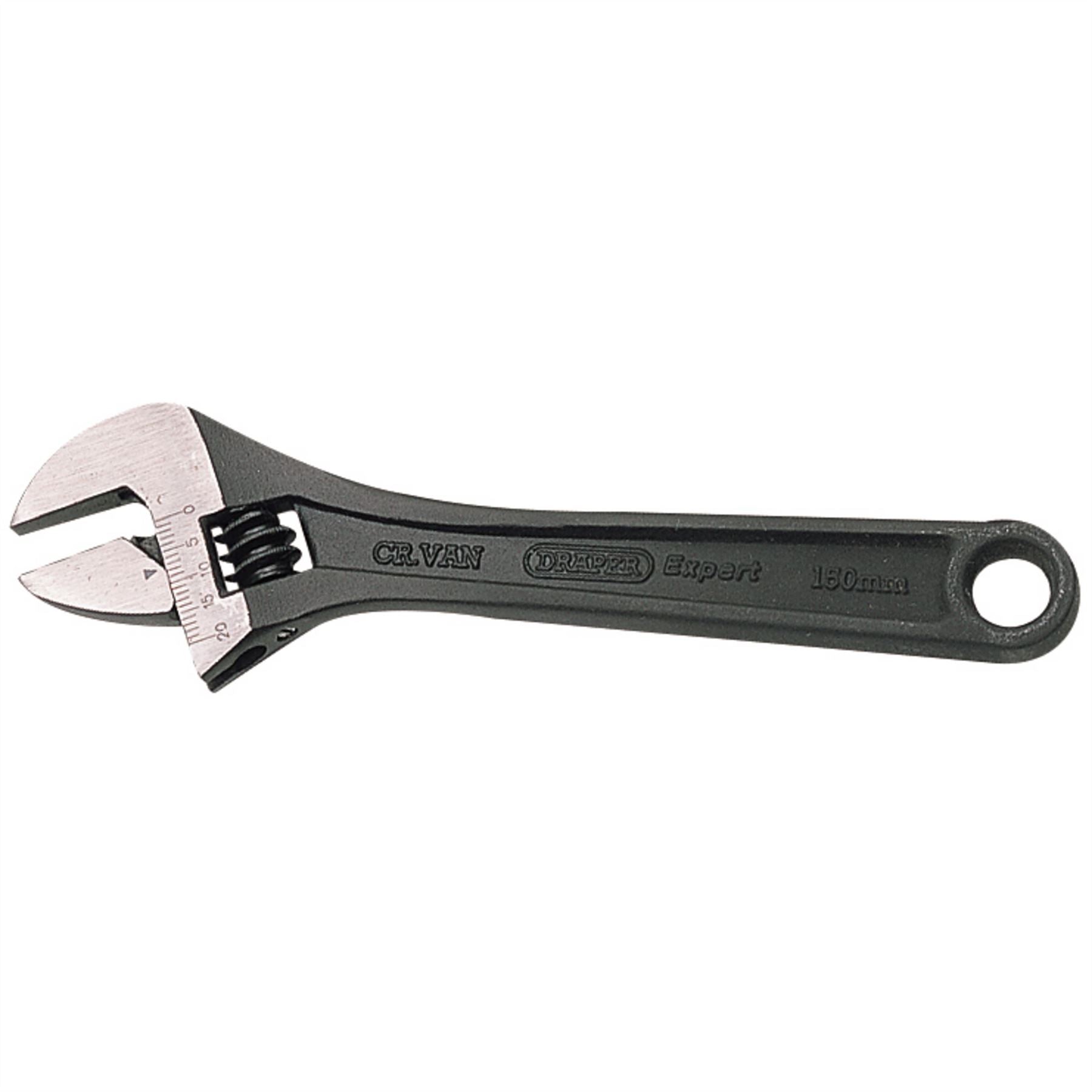Draper 52679 Crescent-Type Adjustable Wrench with Phosphate Finish 150mm 24mm Draper