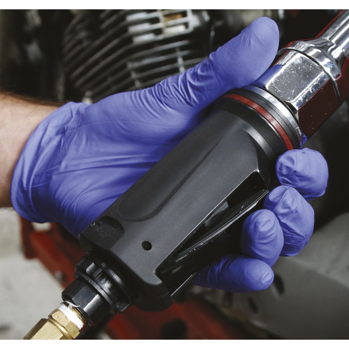 Sealey SA607 Air Ratchet Wrench 3/8"Sq Drive Premier Sealey