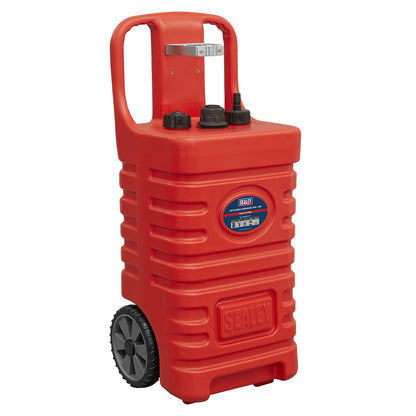 Sealey DT55R Mobile Dispensing Tank - Red 55ltr Sealey