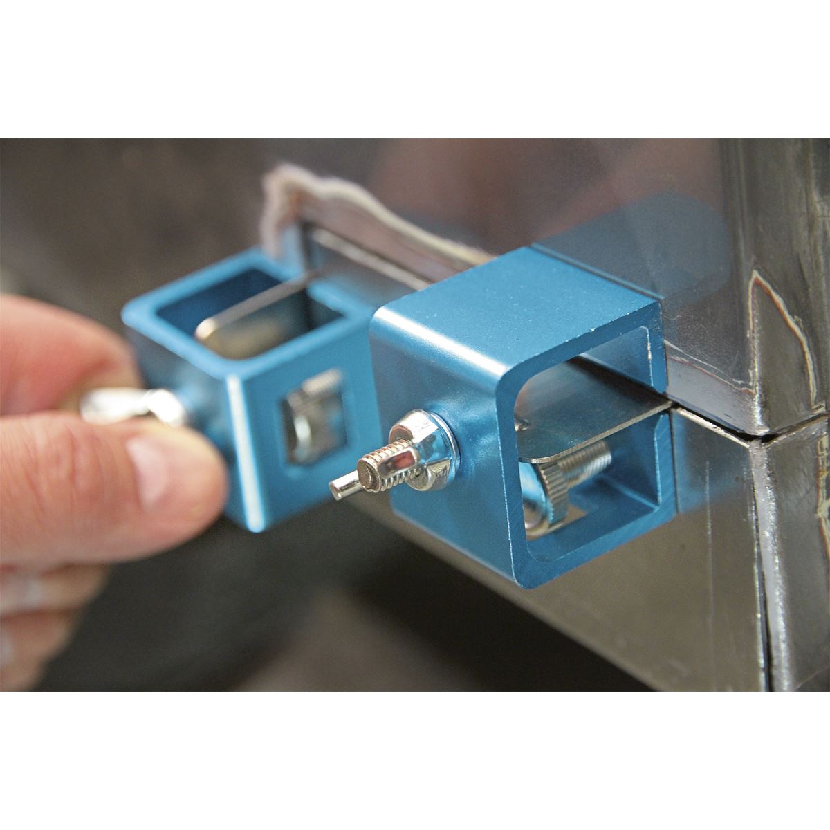 Sealey AK6805 Butt Welding Clamp Set 4pc Sealey