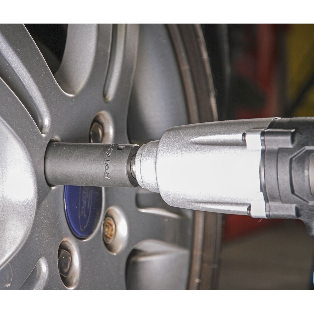 Sealey AK5817M Impact Socket Set 16pc 1/2"Sq Drive Deep Lock-On™ 6pt Metric Sealey