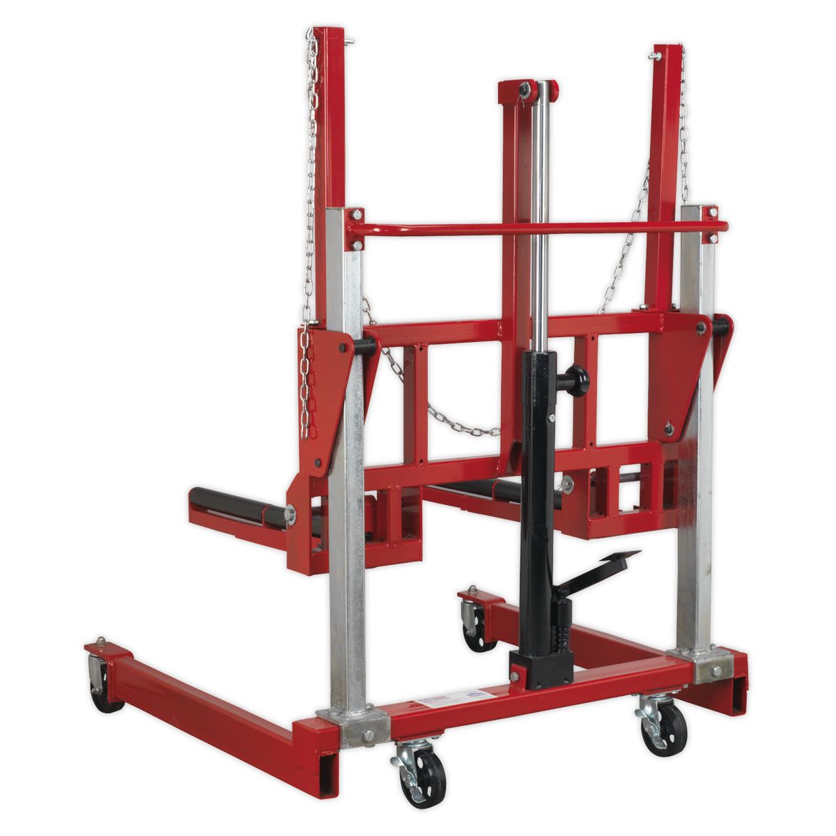 Sealey W508T Wheel Removal Trolley with Adjustable Width 500kg Sealey