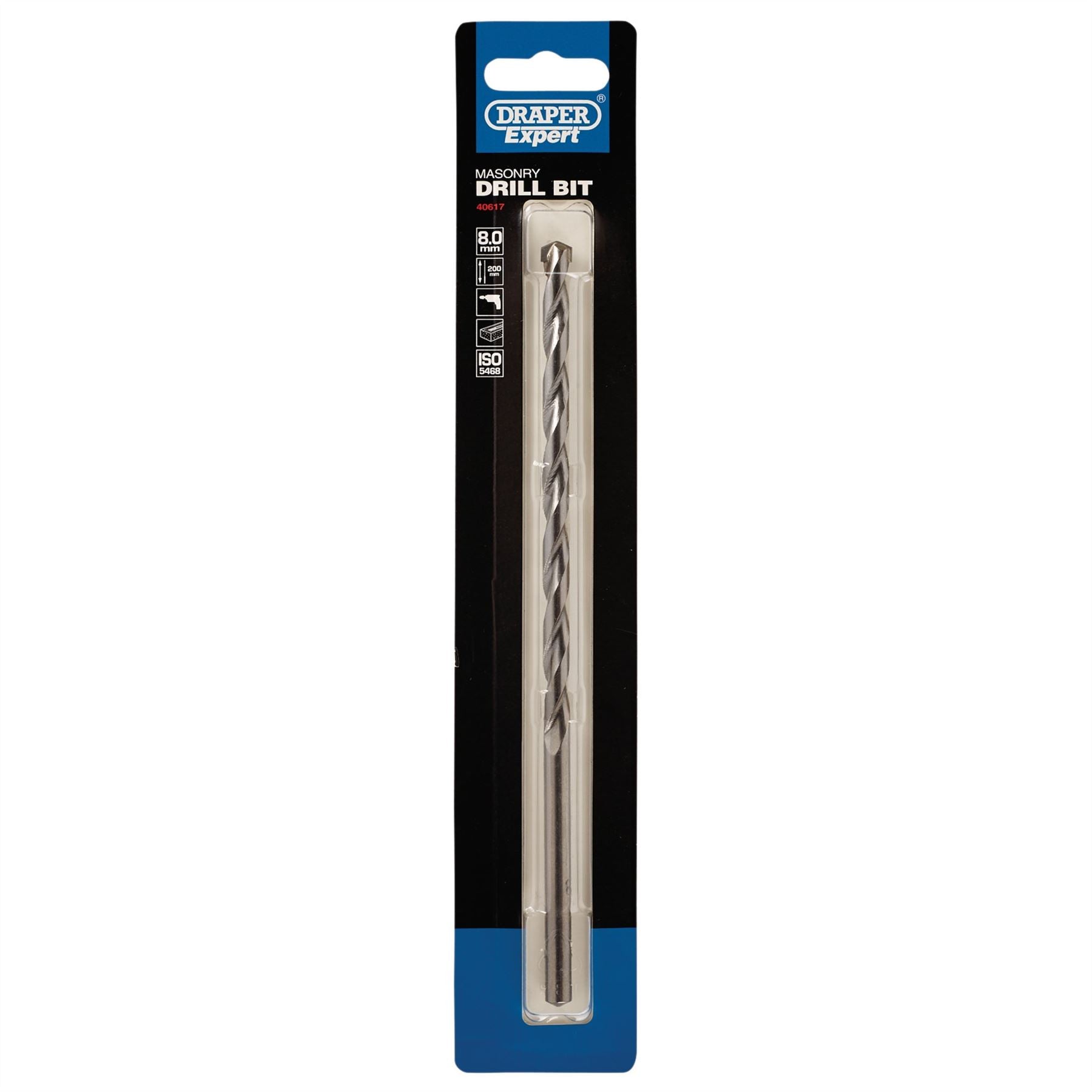 Draper 40617 Masonry Drill Bit 8 x 200mm Draper
