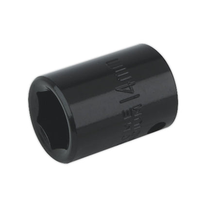 Sealey IS3814 Impact Socket 14mm 3/8"Sq Drive Sealey