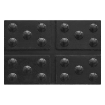 Sealey SJBEX.A05 Cross Slotted Rubber Support for Viking Jacking Beams Sealey