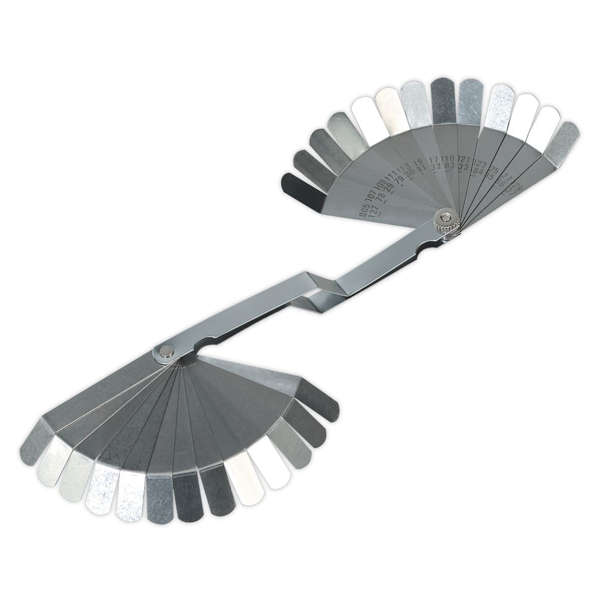 Siegen S0515 Feeler Gauge 26 Blade Offset - Dual Marked Siegen