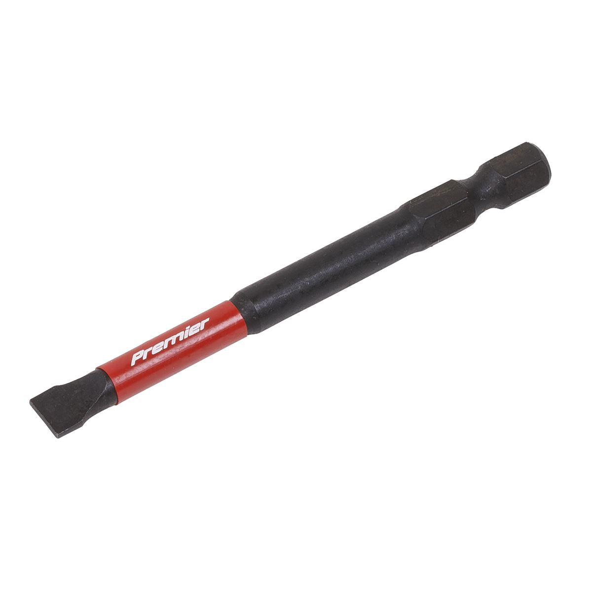 Sealey AK8253 Slotted 6.5mm Impact Power Tool Bits 75mm - 3pc Sealey