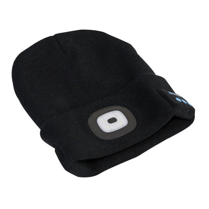 Sealey LED185W Beanie Hat 1W SMD LED USB Rechargeable with Wireless Headphones Sealey