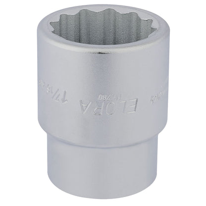 Elora 53045 Bi-Hexagon Socket 1" Sq. Dr. 1.7/16" Elora