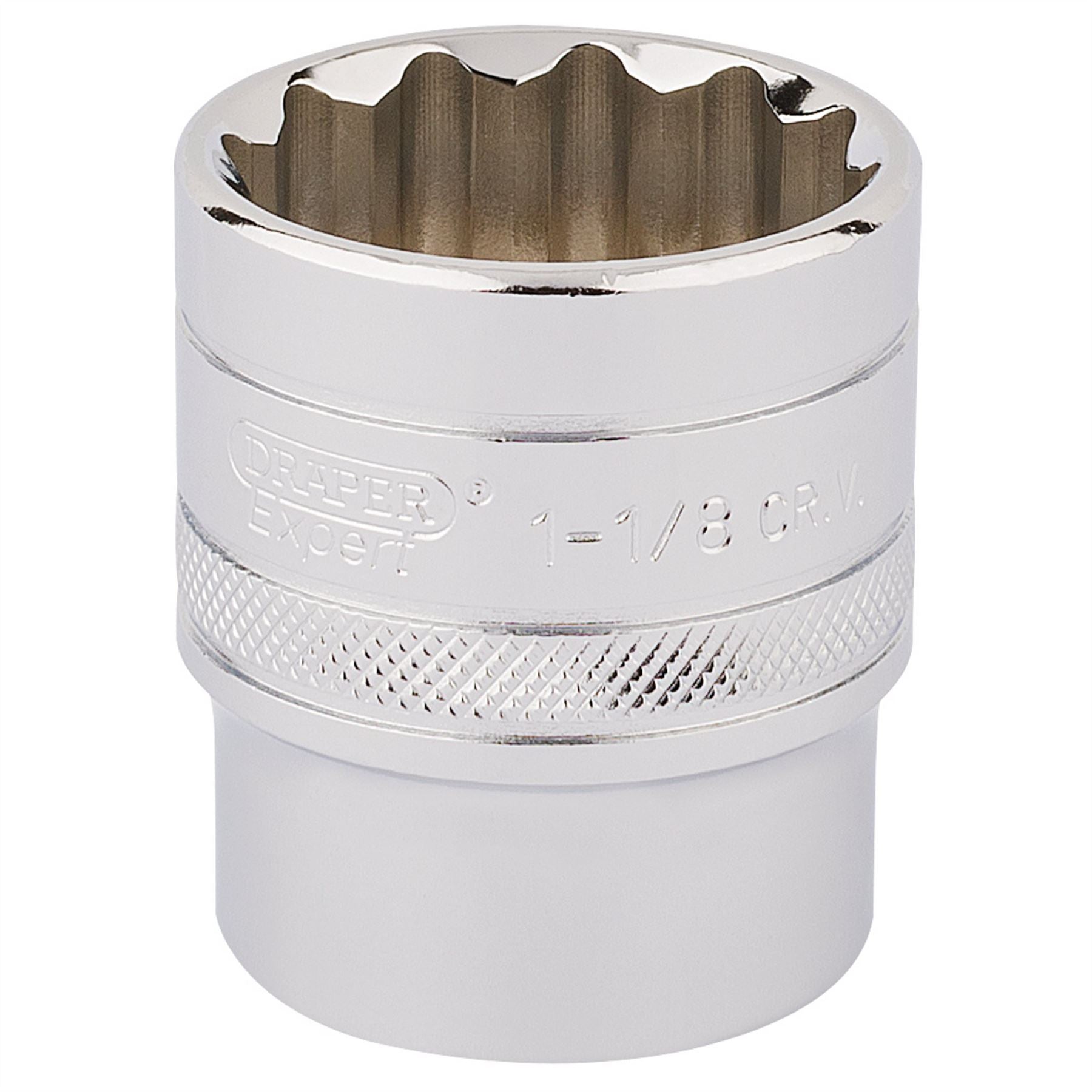 Draper 33727 HI-TORQ® 12 Point Socket 1/2" Sq. Dr. 1.1/8" Draper