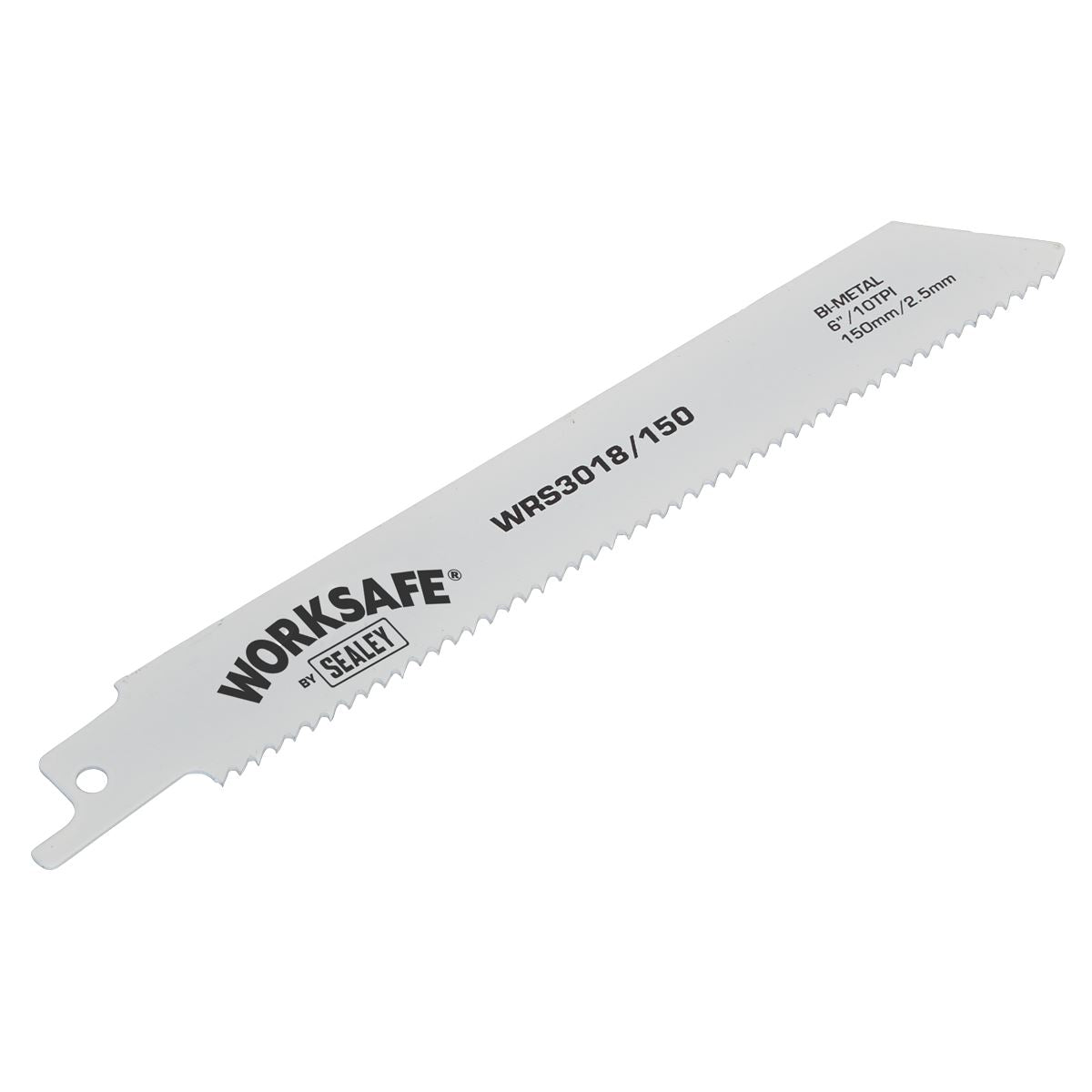 Sealey WRS3018/150 Reciprocating Saw Blade 150mm 10tpi - Pack of 5 Sealey