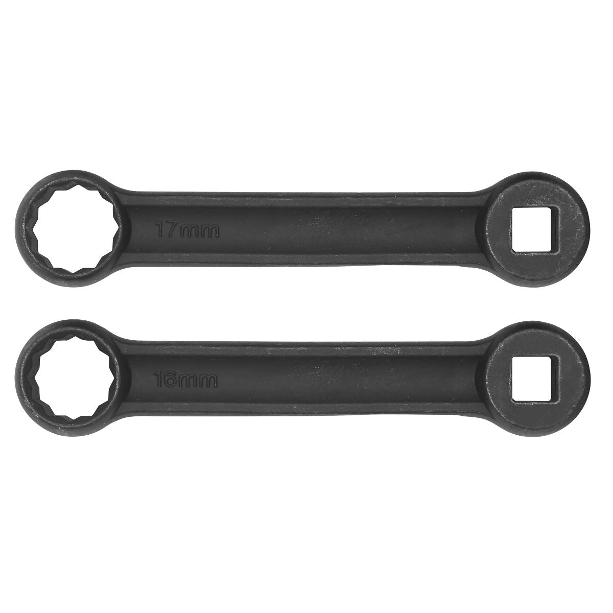 Sealey VS3005 Mercedes Benz Engine Mount Spanner 16 & 17mm 2pc Sealey