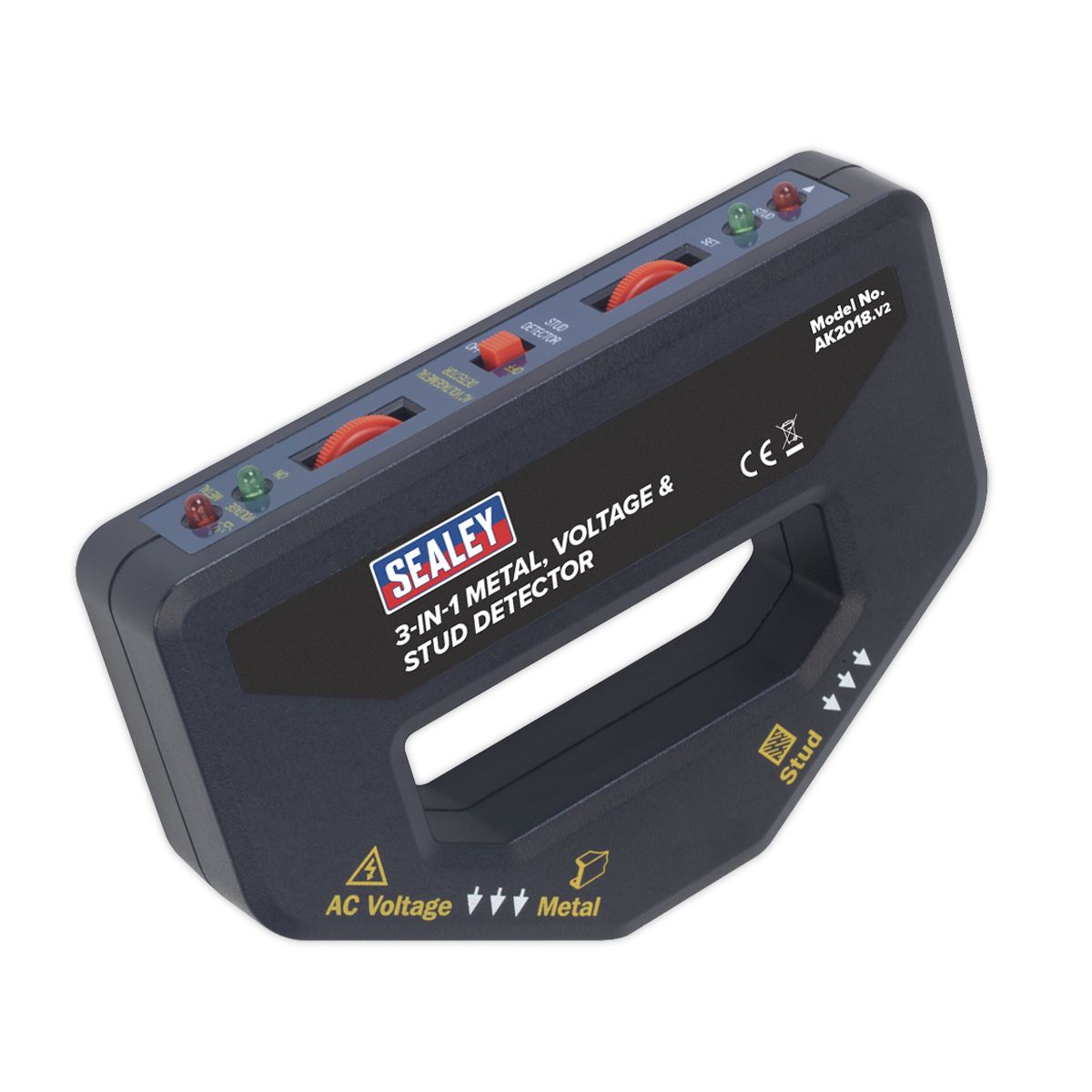 Sealey AK2018 Metal Voltage & Stud Detector 3-in-1 Sealey