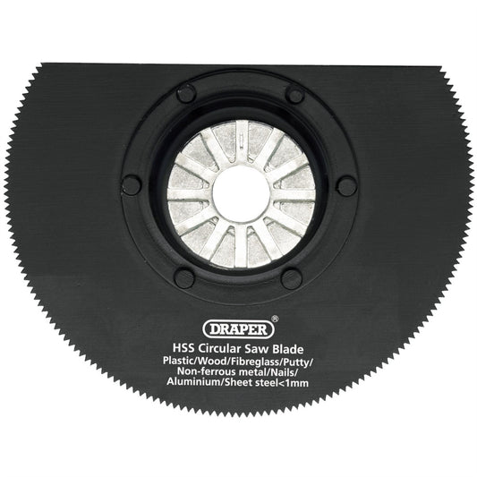 Draper 26075 HSS Circular Saw Blade 85mm Diameter x 1mm 18tpi Draper