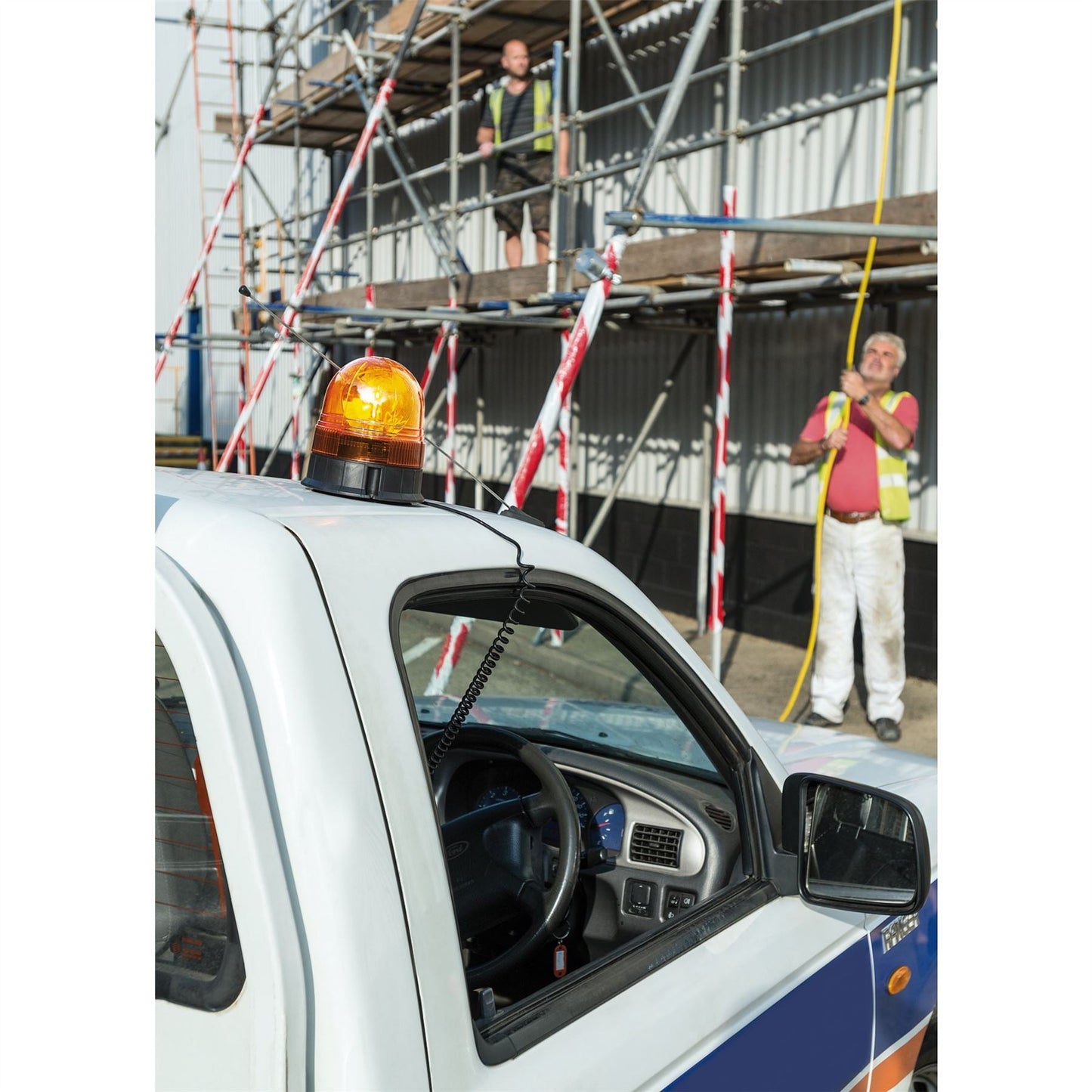 Draper 63878 12/24V Magnetic Base Rotating Beacon Draper