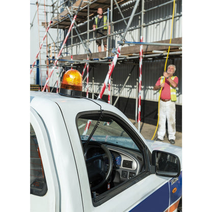 Draper 63878 12/24V Magnetic Base Rotating Beacon Draper