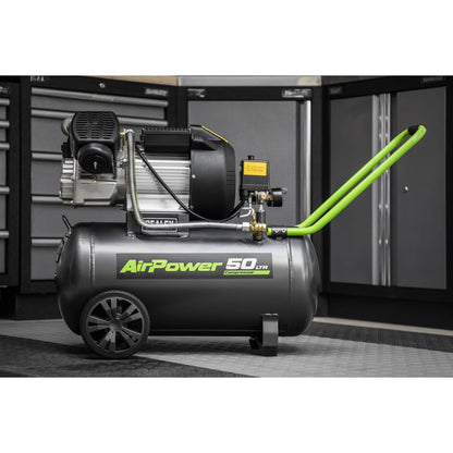 Sealey SAC5030VE Air Compressor 50L V-Twin Direct Drive 3hp Sealey
