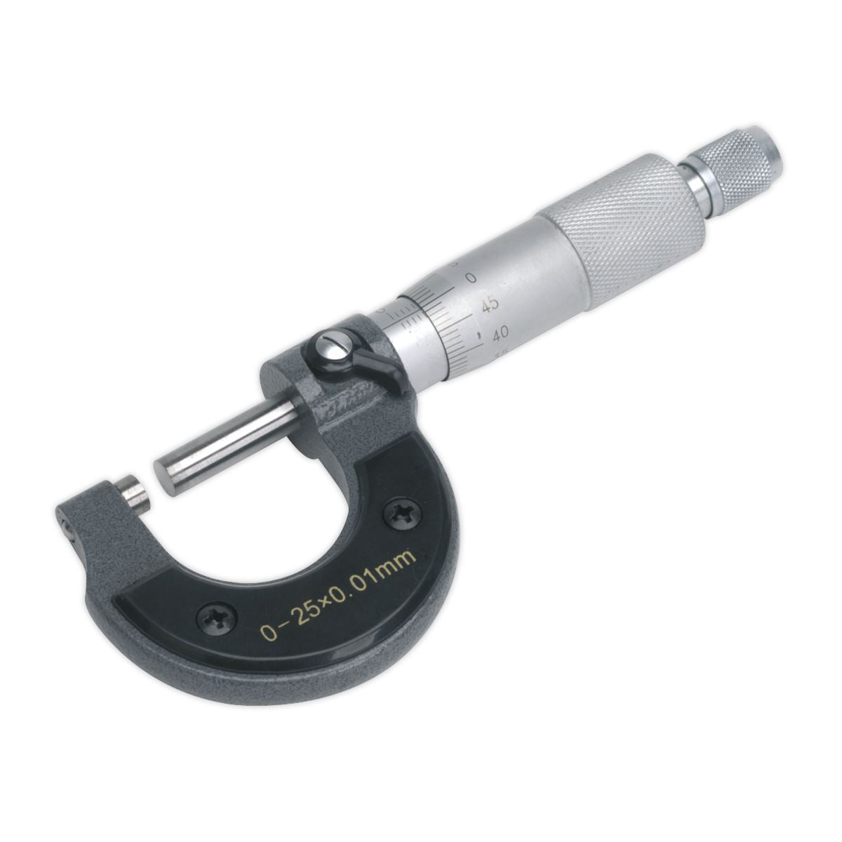 Sealey AK9630M External Micrometer 0-25mm Sealey