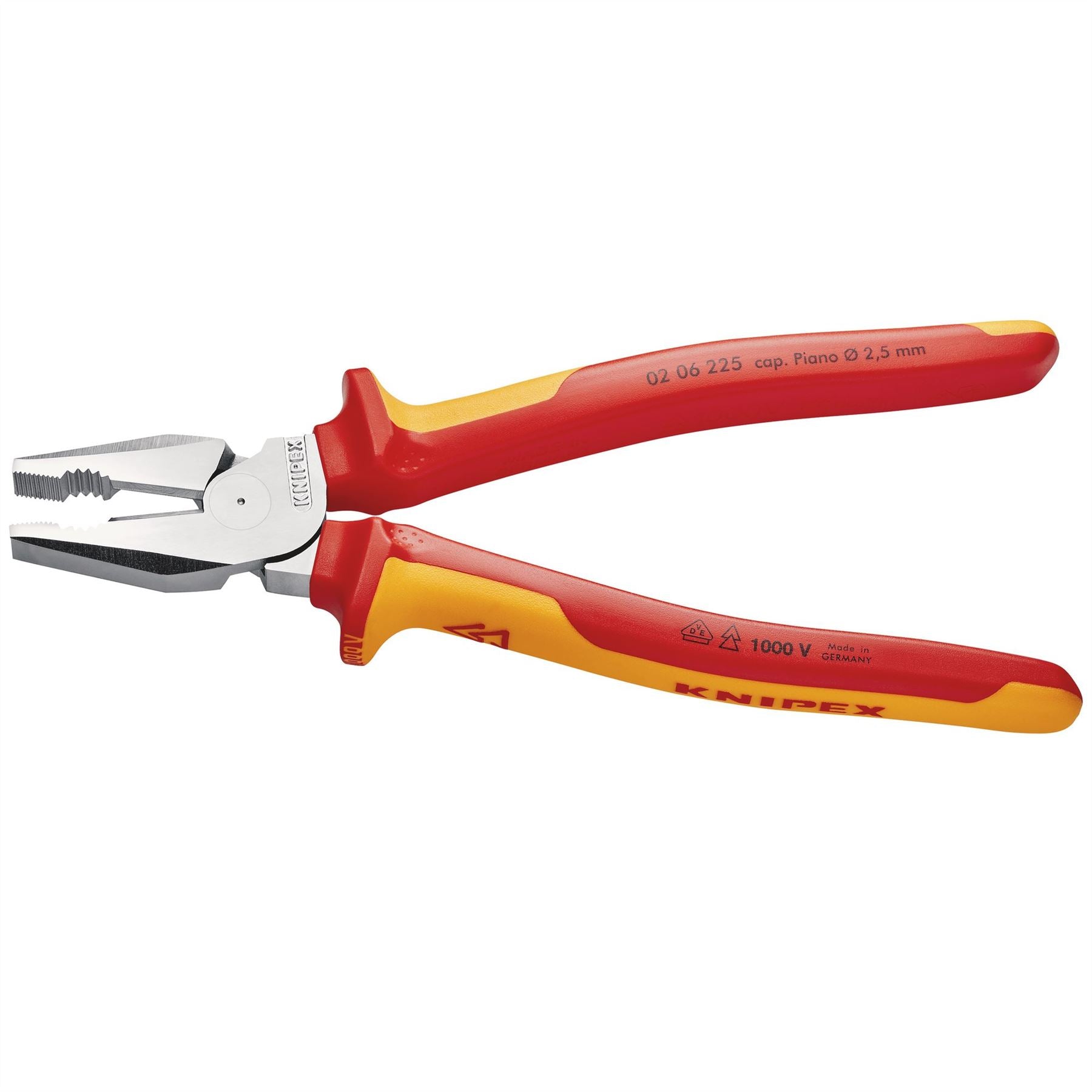 Knipex 49169 02 06 225 VDE High Leverage Combination Pliers 225mm Knipex