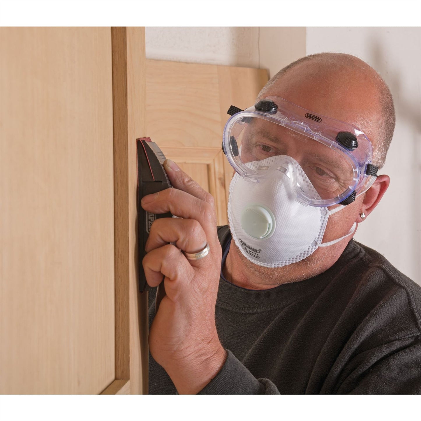 Draper 82482 FFP2 NR Moulded Masks Pack of 3 Draper