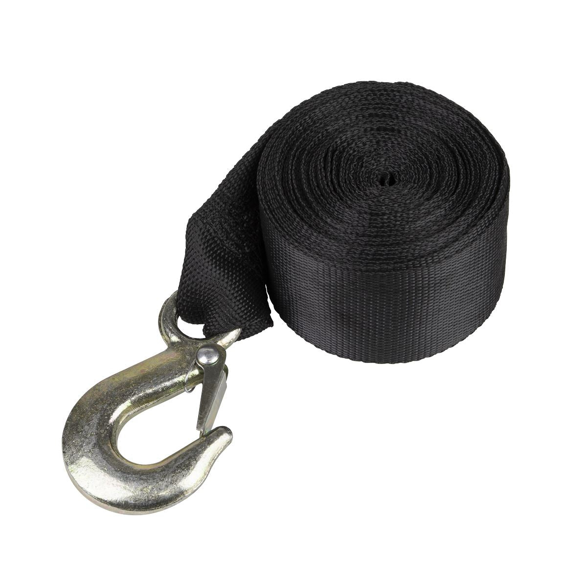 Sealey GWES20 Trailer Winch Strap 50mm x 10m 1350kg Breaking Strength with Forged Hook Sealey