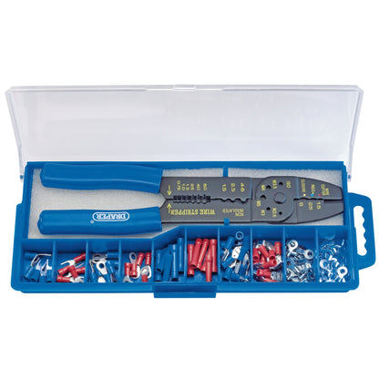 Draper 13658 5 Way Crimping Tool & Terminal Kit 240mm Draper