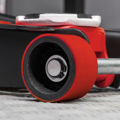 Sealey 3040AR Premier Low Profile Trolley Jack with Rocket Lift 3 Tonne - Red Sealey