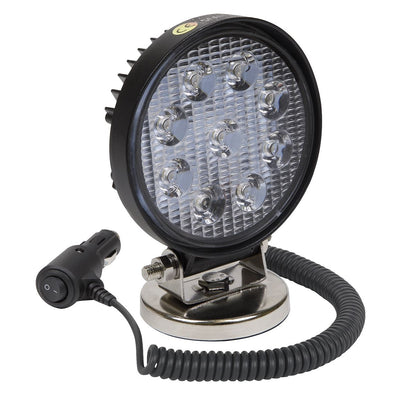 Sealey LED3RM Round Worklight with Magnetic Base 27W SMD LED Sealey