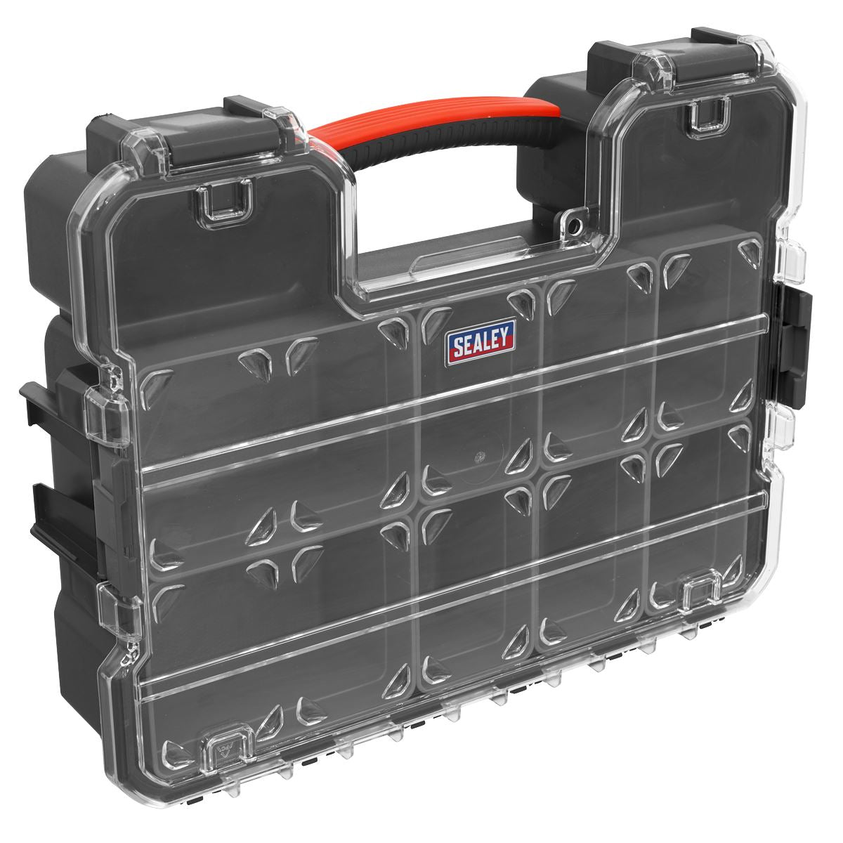 Sealey APAS10R Parts Storage Case with Fixed & Removable Compartments Sealey