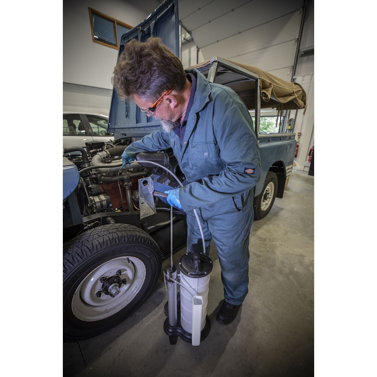 Siegen S01168 Vacuum Oil & Fluid Extractor Manual/Air 9L Siegen