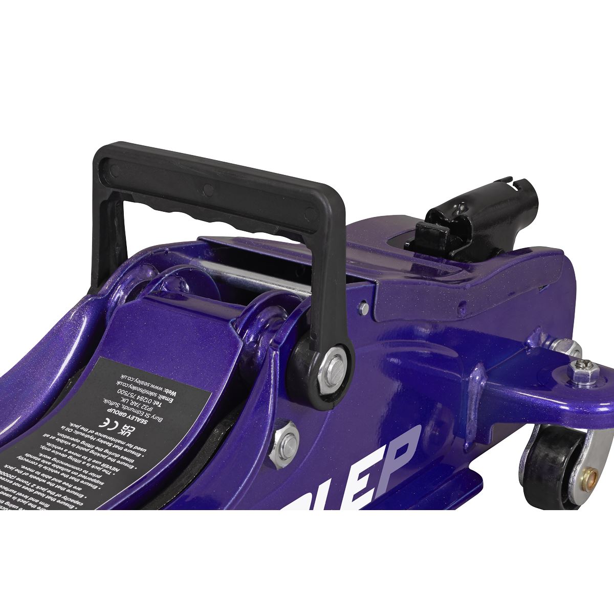 Sealey 1020LEP Low Profile Short Chassis Trolley Jack 2 Tonne - Purple Sealey