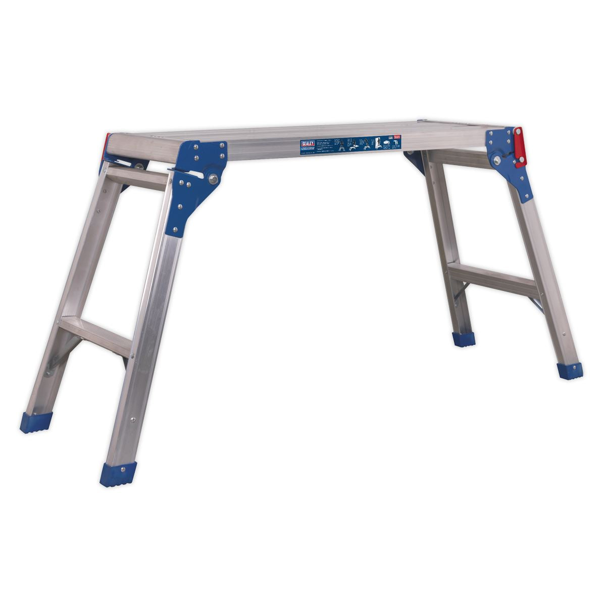 Sealey APS2E Aluminium Folding Platform 2-Tread EN 131 Sealey