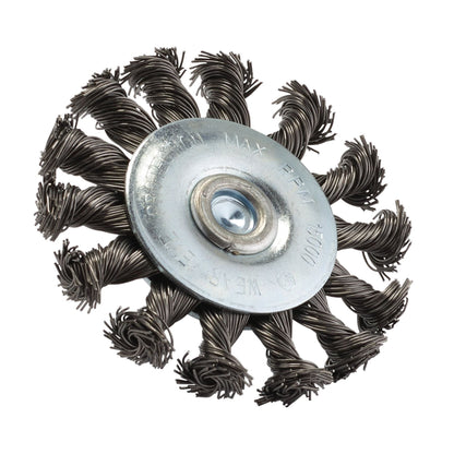 Draper 41434 Steel Twist-Knot Wire Wheel Brush 75mm Draper