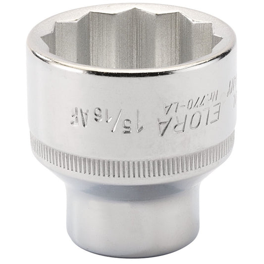 Elora 24525 HI-TORQ® 1.5/16 12 Point Socket 1/2" Sq. Dr. Sold Loose Elora