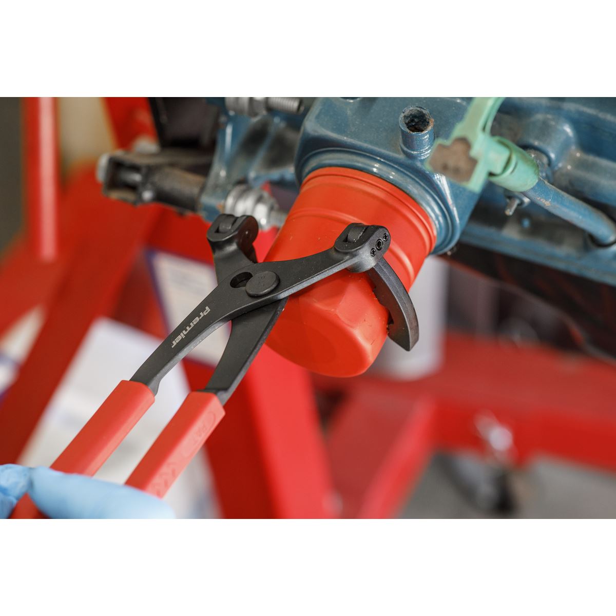 Sealey AK6417 Swivel Jaw Filter Pliers Ø57-120mm Sealey