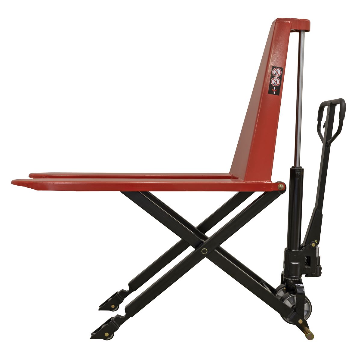 Sealey PT1170H High Lift Pallet Truck - 1000kg Capacity 1170 x 540mm Sealey