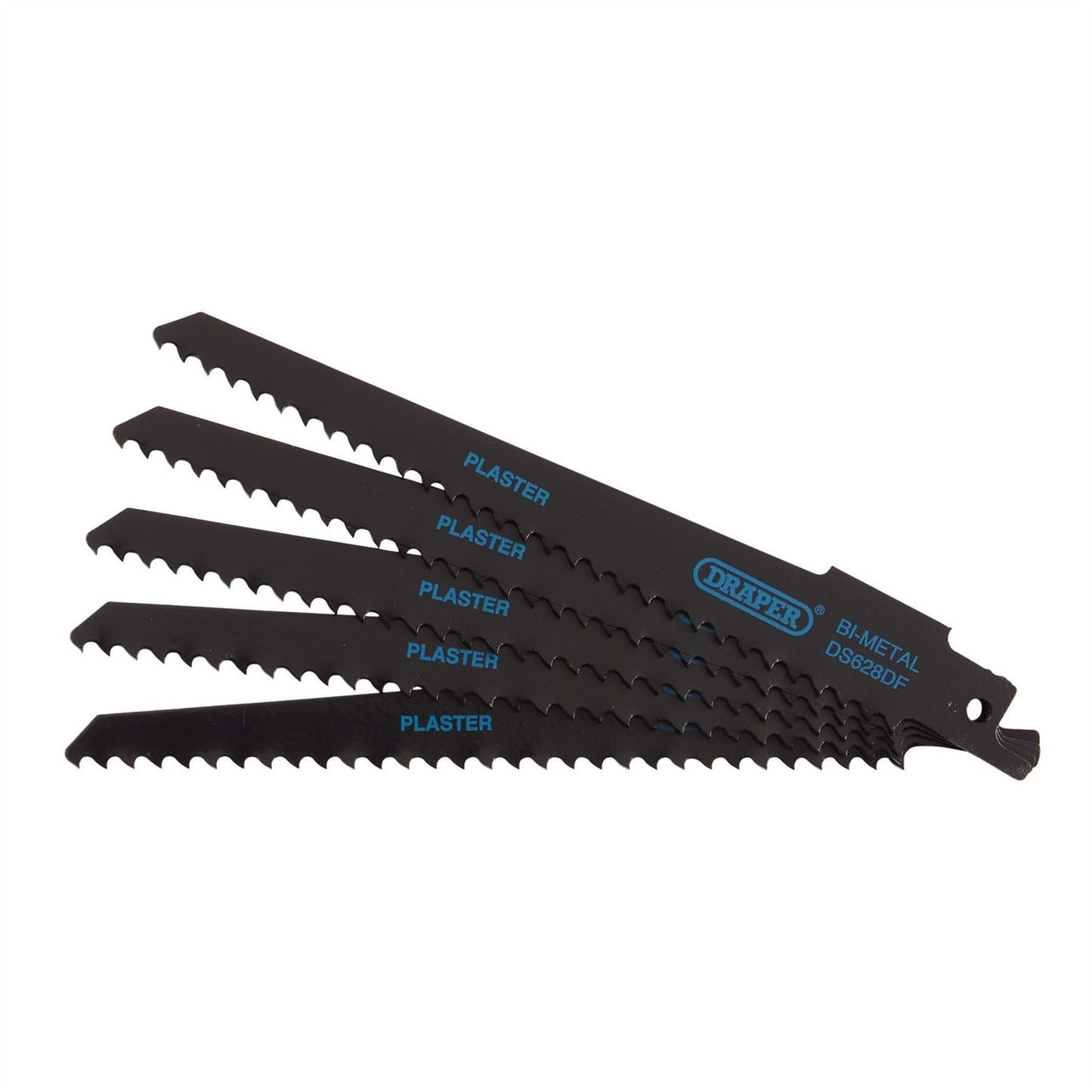 Draper 43426 Bi-metal Reciprocating Saw Blades for Plaster Cutting 150mm 6tpi Pack of 5 Draper