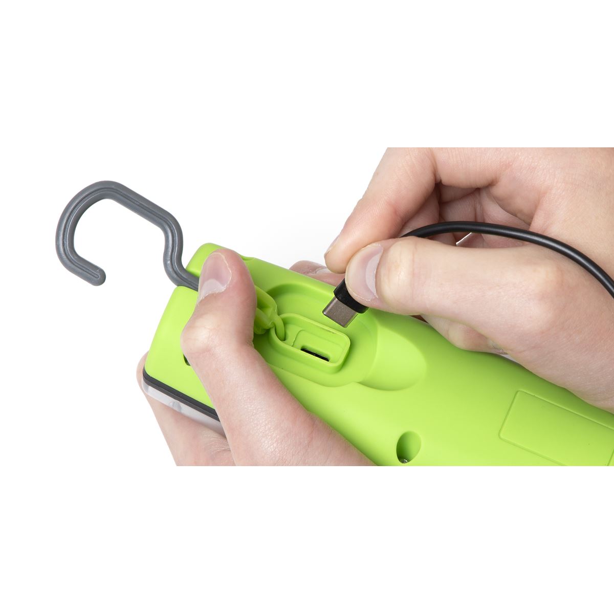 Sealey LED1001G LED Twist Rechargeable Inspection Light 8W COB & 1W SMD Sealey