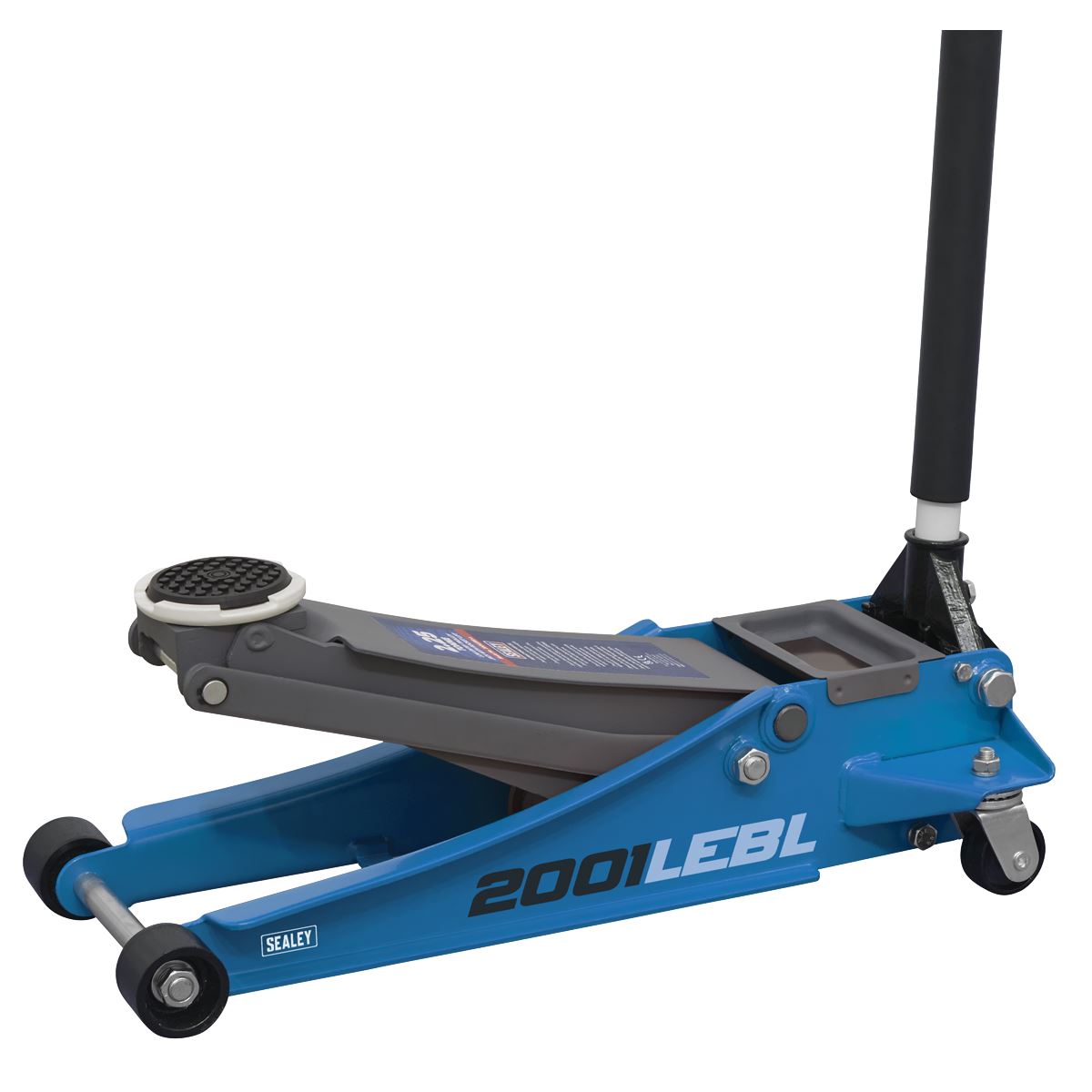 Sealey 2001LEBL Low Profile Rocket Lift Trolley Jack 2.25 Tonne - Blue Sealey