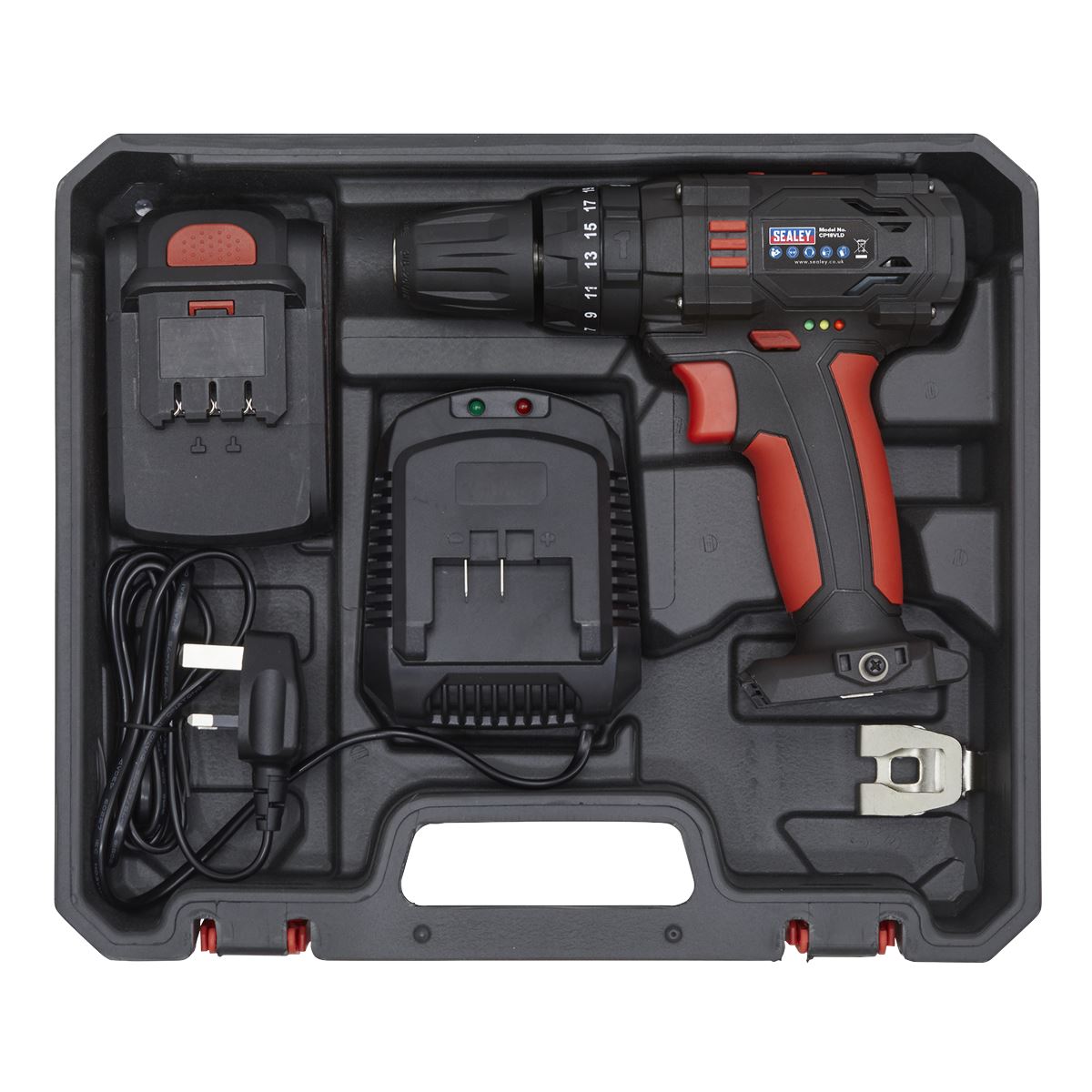 Sealey CP18VLD 18V Ø10mm Cordless Combi Drill Sealey