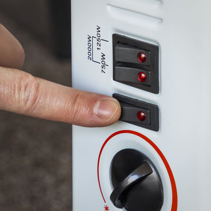 Sealey CD2005T Convector Heater 2000W 3 Heat Settings Thermostat Turbo Fan Sealey