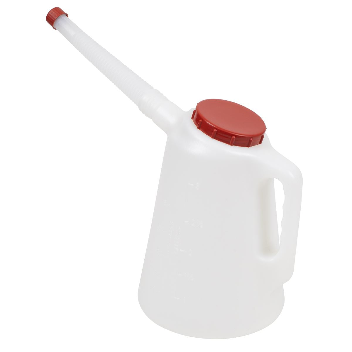 Sealey JDL3R Oil Container with Flexible Spout 3L - Red Lid Sealey