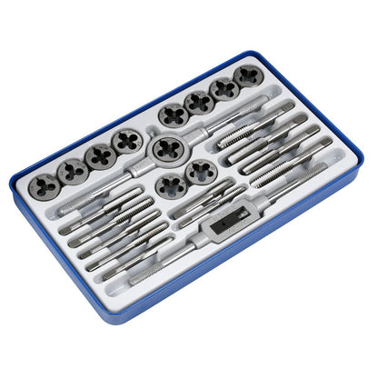 Sealey AK3024IMP Tap & Split Die Set Imperial 24pc Sealey