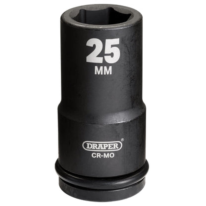 Draper 05057 Hi-TORQ® Deep Impact Socket 3/4" Sq. Dr. 25mm Draper