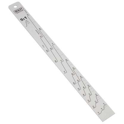 Sealey PA08 Aluminium Paint Measuring Stick 5:1/5:3 Sealey