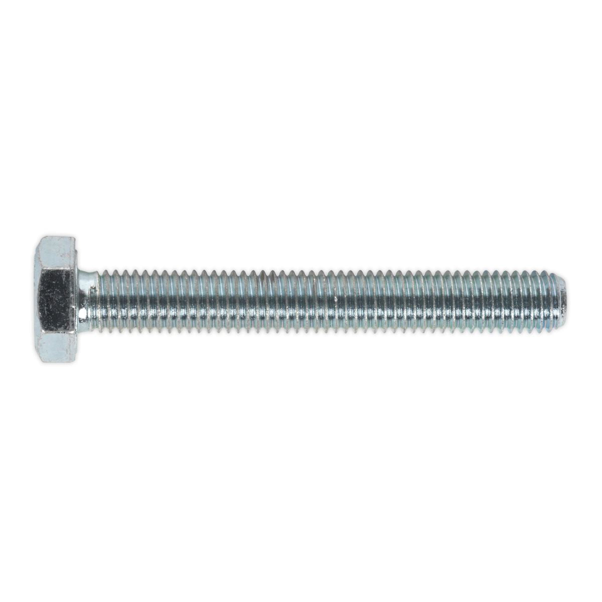 Sealey SS1075 HT Setscrew M10 x 75mm 8.8 Zinc Pack of 25 Sealey