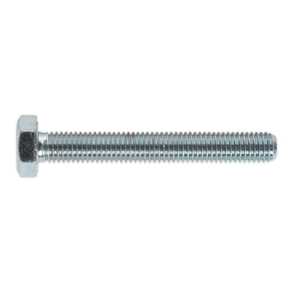 Sealey SS1075 HT Setscrew M10 x 75mm 8.8 Zinc Pack of 25 Sealey